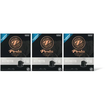 Perla Superiore Finest ristretto capsules 3-pack