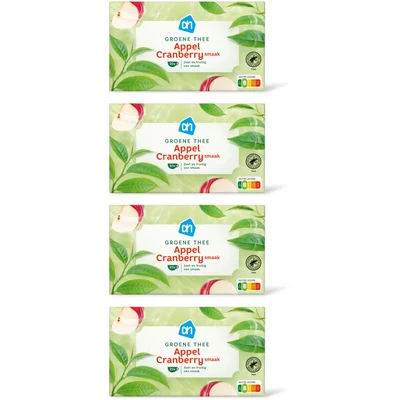AH Groene thee appel cranberry 4-pack