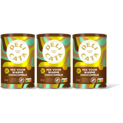 Delicata Mix voor warme chocomelk 3-pack