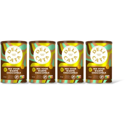 Delicata Mix voor warme chocomelk 4-pack
