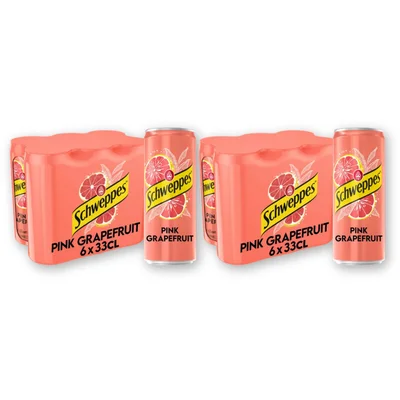 Schweppes Pink grapefruit 12-pack