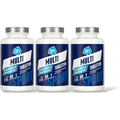 AH Multi vitaminen & mineralen tablet 3pack
