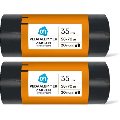 AH Vuilnisemmerzakken 35L 2-pack