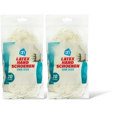 AH Latex handschoenen one size 2-pack