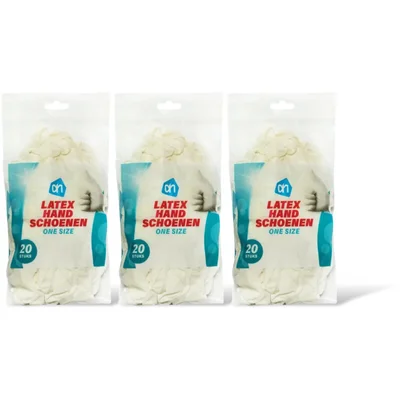 AH Latex handschoenen one size 3-pack
