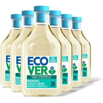 Ecover Vloeibaar wasmiddel universal 6-pack