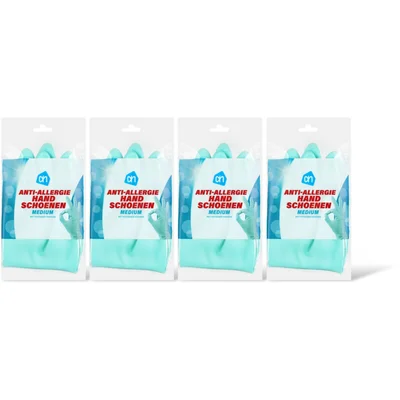 AH Anti-allergie handschoenen M 4-pack