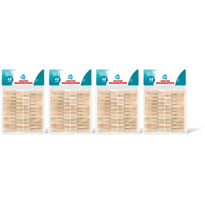 AH Houten wasknijpers 4-pack