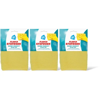 AH Fleece Stofdoek 3-pack