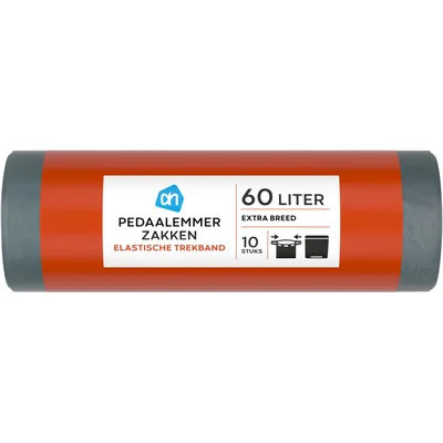 AH Pedaalemmerzak elastische band 60 liter
