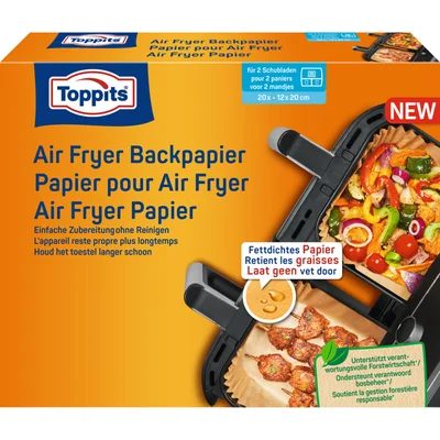 Toppits Air fryer bakpapier 12x20cm