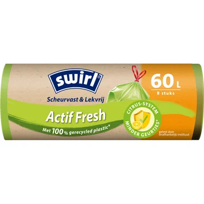 Swirl Vuilniszakken actif fresh 60 liter
