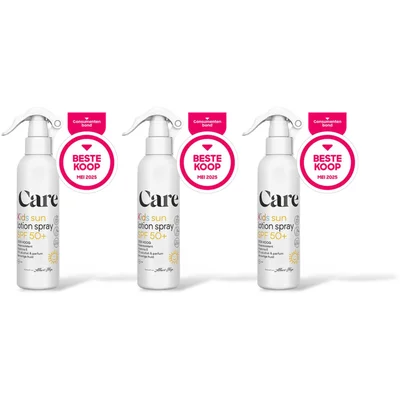 Care Sensitive kids sunspray spf50+ 3-pack