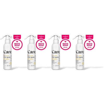 Care Sensitive kids sunspray spf50+ 4-pack