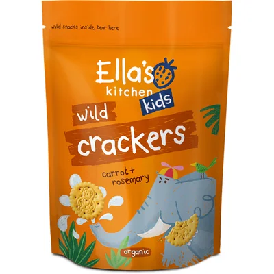 Ella's kitchen Wild crackers carrot + rosemary 18m+