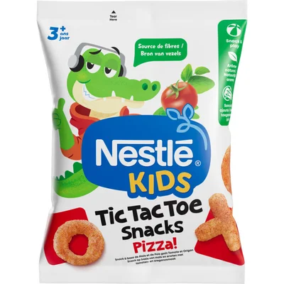 Nestlé Kids tic tac toe snacks pizza 3+ jaar