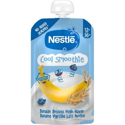 Nestlé Baby cool smoothie banaan bosbes 12m+