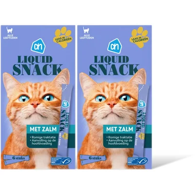 AH Liquid snack met zalm 2-pack