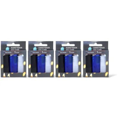 AH Elektronische aanstekers 4-pack