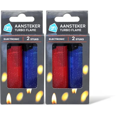 AH Elektronische aansteker F2 turbo 2-pack