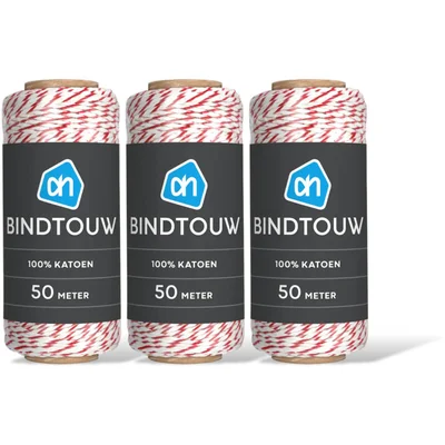 AH Bindtouw rood 3-pack