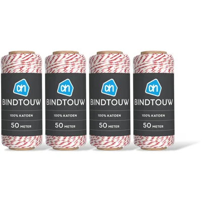 AH Bindtouw rood 4-pack