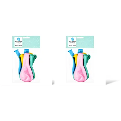 AH Ballonnen gekleurd 2-pack