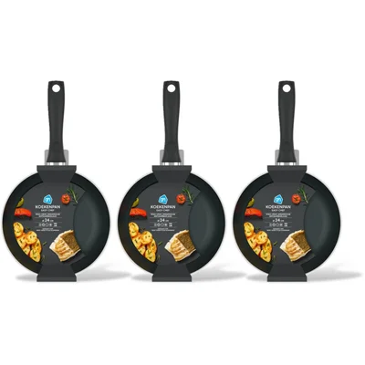 AH Koekenpan easy chef 24cm 3-pack