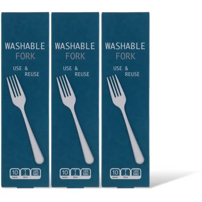 AH Vork herbruikbaar 3-pack