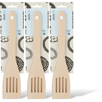 AH Beukenhouten spatels 35cm 3-pack