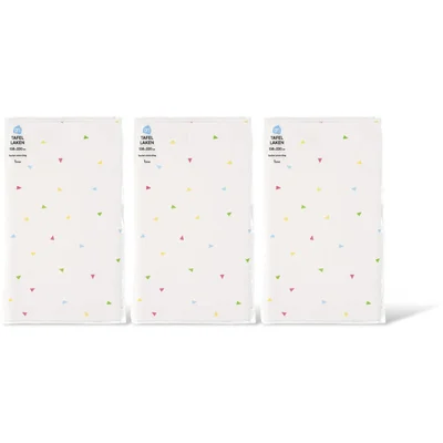 AH Tafellaken driehoekjes 138x220cm 3-pack