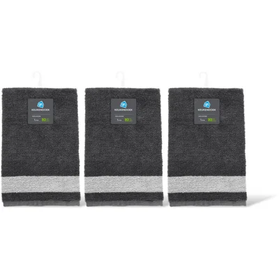 AH Keukendoek grijs 3-pack