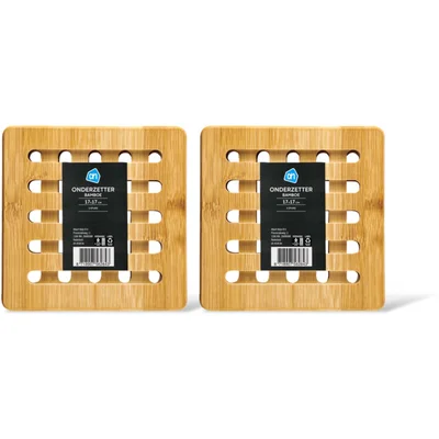 AH Onderzetter bamboe 2-pack