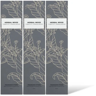 AH Geurstokjes herbal wood 3-pack