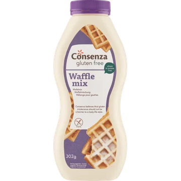 Consenza Gluten Free Wafelmix 302 g