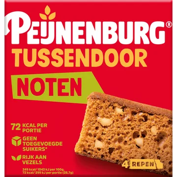 Peijnenburg Ontbijtkoekrepen Met Noten 115g