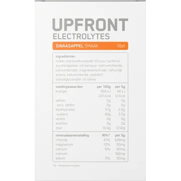 Upfront Electrolytes Sticks Sinaasappel 10 Stuks
