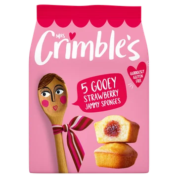 Mrs Crimbles Strawberry SpongeCakes 175g