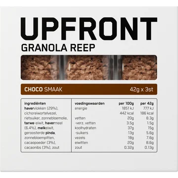 Upfront Granola Reep Chocolate 3 stuks