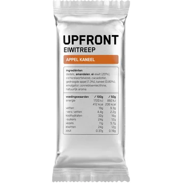 Upfront Eiwitreep Appel Kaneel 1 Stuk
