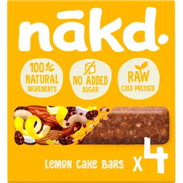 Nakd. Raw Fruitreep met noten Lemon Cake 35 g
