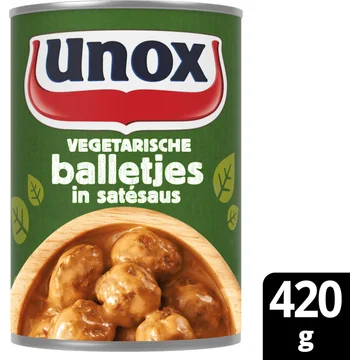 Unox Vegetarische Snackballetjes Saté 420 g