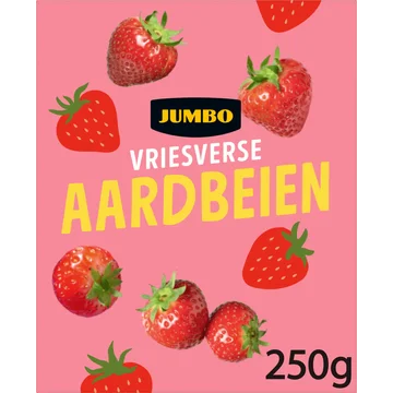 Jumbo Vriesverse Aardbeien 250 g