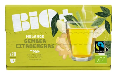 BIO+ Thee gember citroengras