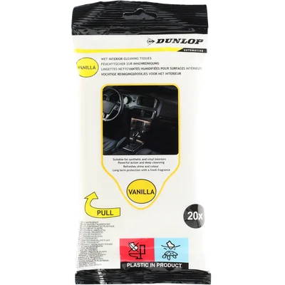 Dunlop auto reinigingsdoekjes