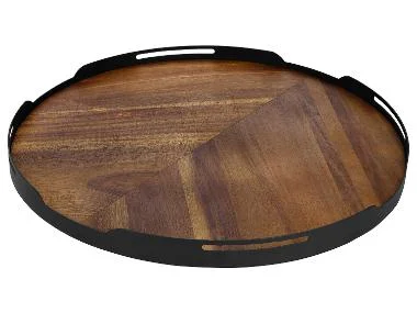 SILVERCREST® Draai- en serveerplateau met acaciahout