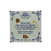 Lokaal chocoladetegel sint mijn wens