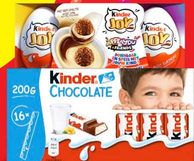 KINDER chocolade
