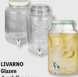LIVARNO Glazen drankdispenser
