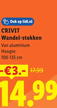 CRIVIT Wandel-stokken